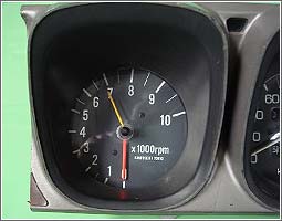 関東精機 B110 日産サニー 10000回転 レース用オプション タコメーター